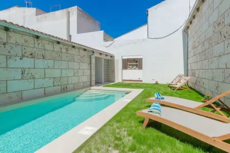 Can Toni, villa majorquine avec piscine à Sa Pobla : photo 11