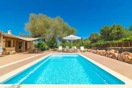 Location villa à Algaida, Illes Balears, Villa rurale aux touches modernes