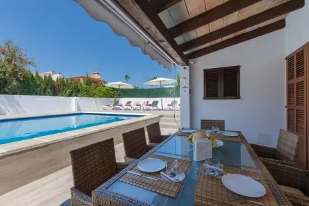 Villa Murta 26 – Piscine d'eau salée à Sa Coma : photo 11
