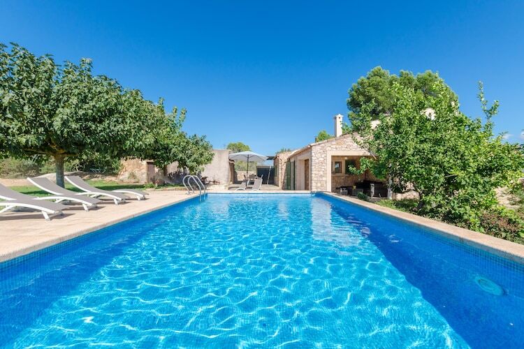 Can Sitjar, villa en pierre avec piscine à Porreres - Photo 2
