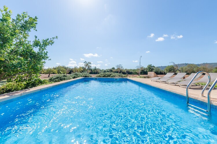 Can Sitjar, villa en pierre avec piscine à Porreres - Photo 4