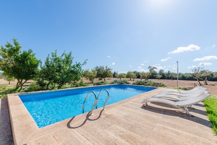Can Sitjar, villa en pierre avec piscine à Porreres - Photo 5
