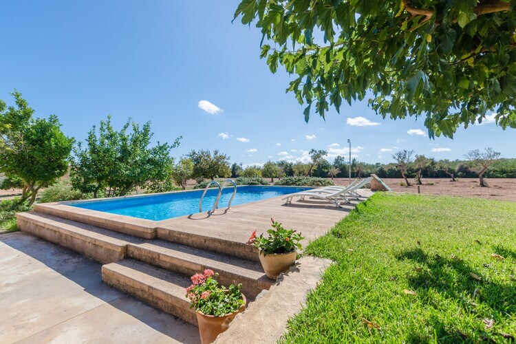 Can Sitjar, villa en pierre avec piscine à Porreres - Photo 6