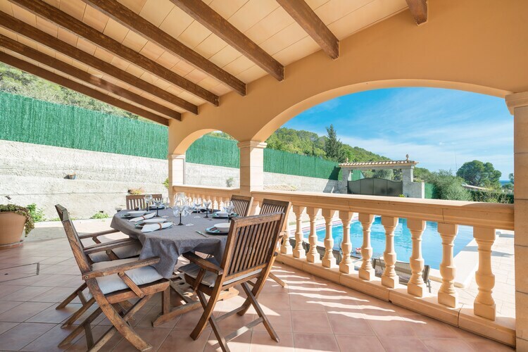 Villa Solluna : piscine & véranda vue montagnes - Photo 33