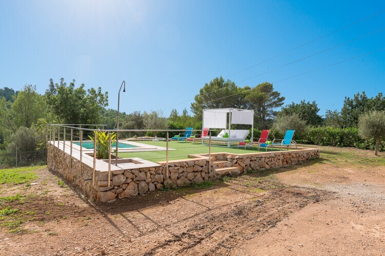 Villa Sa Plana à Calvià : piscine d'eau salée et nature - Photo 28