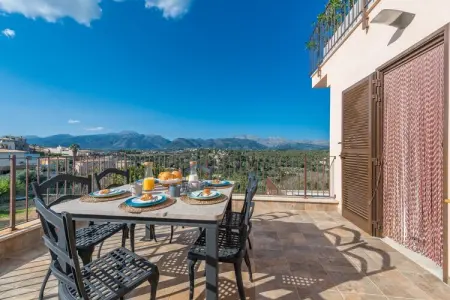 Can Jaume Fuster, villa avec piscine à Búger : photo 11