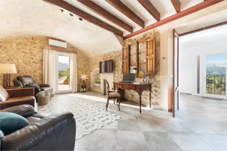 Can Jaume Fuster, villa avec piscine à Búger : photo 15