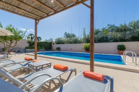Villa Pula Viñas avec piscine d'eau salée à Son Servera : photo 12