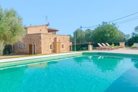 Villa Es Figueral à Campos : piscine 6x10m et jardin : photo 12