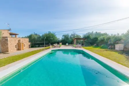 Villa Es Figueral à Campos : piscine 6x10m et jardin : photo 13