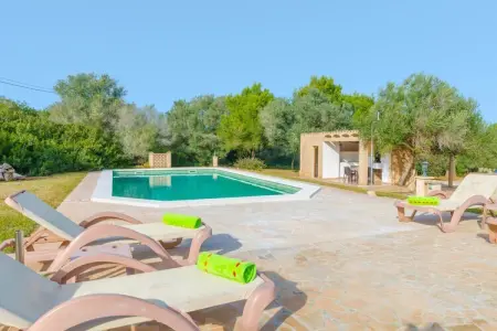 Villa Es Figueral à Campos : piscine 6x10m et jardin : photo 16