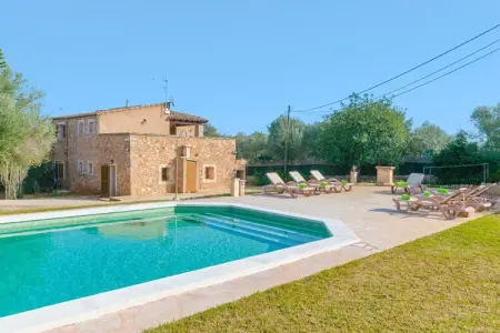 Villa Es Figueral à Campos : piscine 6x10m et jardin : photo 17