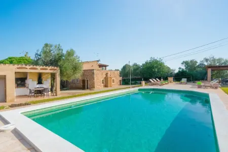 Villa Es Figueral à Campos : piscine 6x10m et jardin : photo 18
