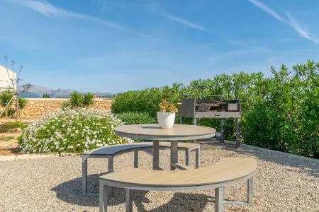 Villa Son Sastre, piscine privée et porche avec vue à Muro : photo 4