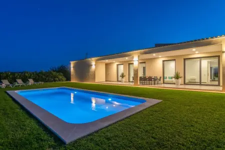 Villa Son Sastre, piscine privée et porche avec vue à Muro : photo 7