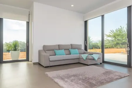 Villa Son Sastre, piscine privée et porche avec vue à Muro : photo 13