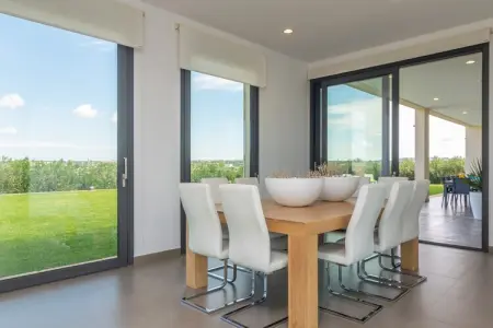 Villa Son Sastre, piscine privée et porche avec vue à Muro : photo 16