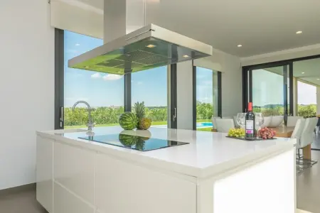 Villa Son Sastre, piscine privée et porche avec vue à Muro : photo 21