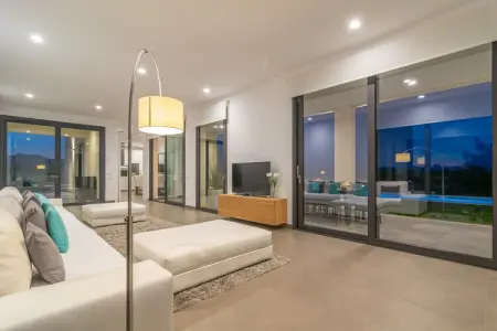 Villa Son Sastre, piscine privée et porche avec vue à Muro : photo 22