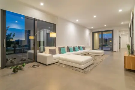 Villa Son Sastre, piscine privée et porche avec vue à Muro : photo 23