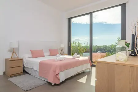 Villa Son Sastre, piscine privée et porche avec vue à Muro : photo 26