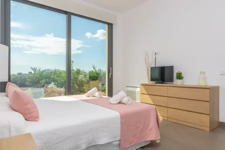 Villa Son Sastre, piscine privée et porche avec vue à Muro : photo 27