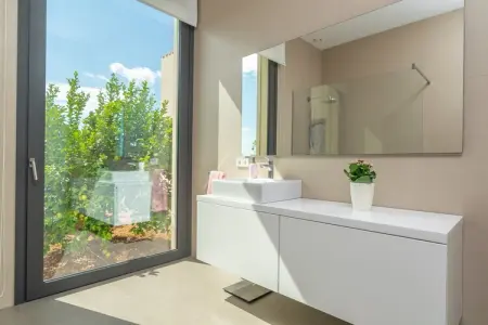 Villa Son Sastre, piscine privée et porche avec vue à Muro : photo 29