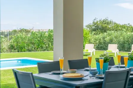 Villa Son Sastre, piscine privée et porche avec vue à Muro : photo 38