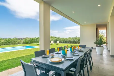 Villa Son Sastre, piscine privée et porche avec vue à Muro : photo 39