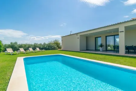 Villa Son Sastre, piscine privée et porche avec vue à Muro : photo 41