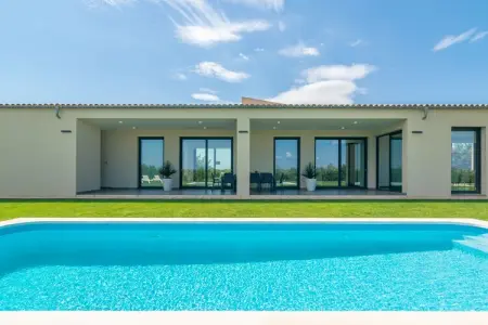 Villa Son Sastre, piscine privée et porche avec vue à Muro : photo 43