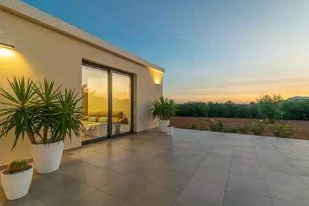 Villa Son Sastre, piscine privée et porche avec vue à Muro : photo 46