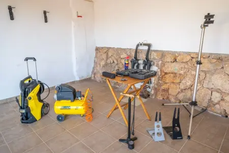 Villa Son Sastre, piscine privée et porche avec vue à Muro : photo 50