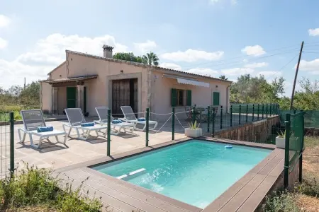 Location maison à Llucmajor, Illes Balears, Villa à Llucmajor avec piscine et vue