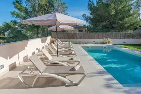 Calma, Villa à Son Serra avec Piscine d'Eau Salée - Photo 9