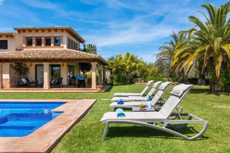 Villa Cal Moliner, piscine privée près de Pollença : photo 38
