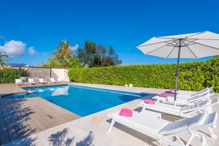 Villa L'eresta : piscine 13m et court de tennis aux Baléares : photo 6