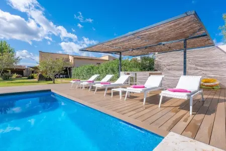Villa L'eresta : piscine 13m et court de tennis aux Baléares : photo 34