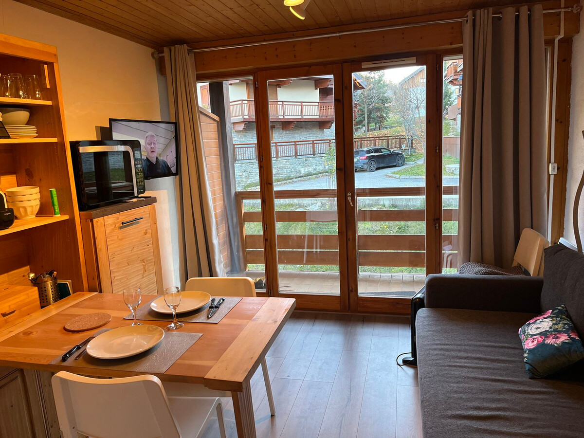 Studio 4 pers avec balcon sud à Valloire - Photo 1