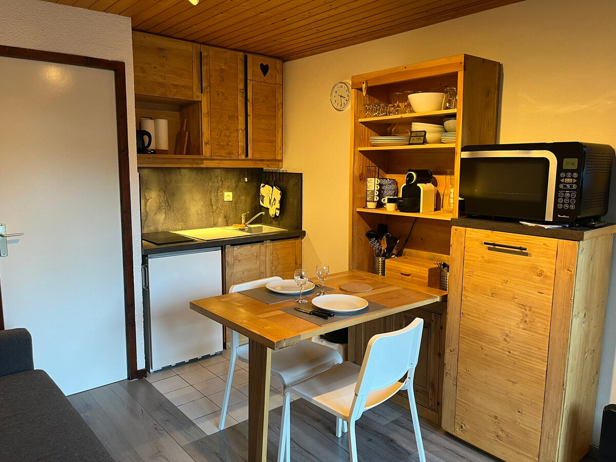 Studio 4 pers avec balcon sud à Valloire - Photo 3