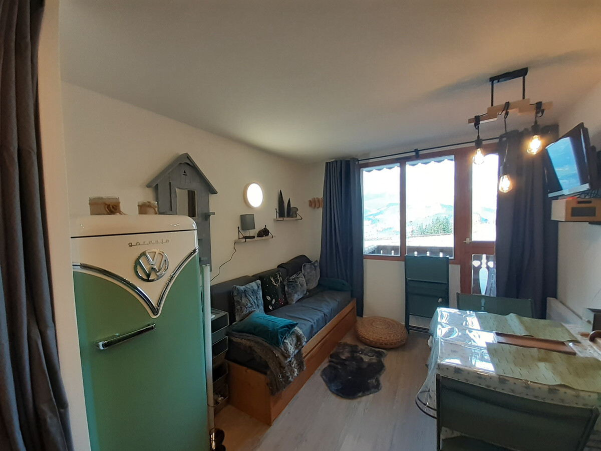 Studio rénové 2024 à Valfréjus, 100m télécabine - Photo 3