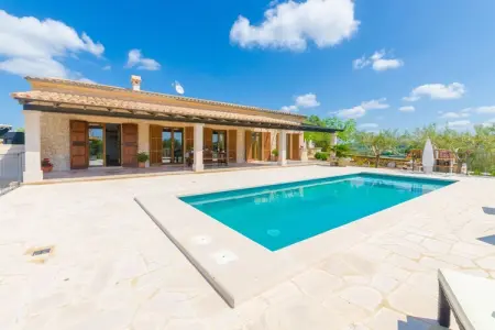 Villa Son Roca à Montuïri : piscine d'eau salée : photo 6