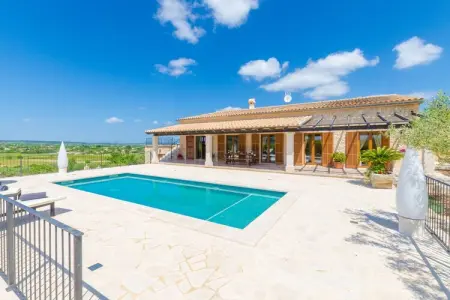 Villa Son Roca à Montuïri : piscine d'eau salée : photo 8