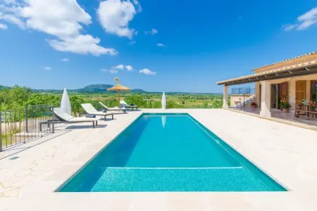 Villa Son Roca à Montuïri : piscine d'eau salée : photo 10