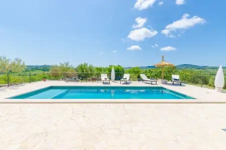 Villa Son Roca à Montuïri : piscine d'eau salée : photo 11
