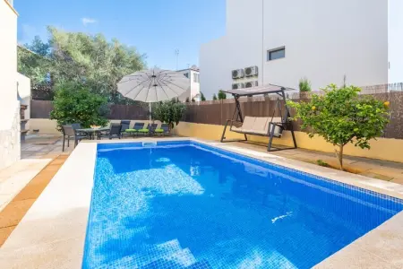 Villa Calamari aux Baléares, piscine privée à Portocolom : photo 9