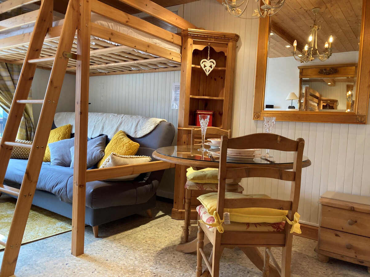 Studio 19 m² avec balcon vue station à Courchevel - Photo 3