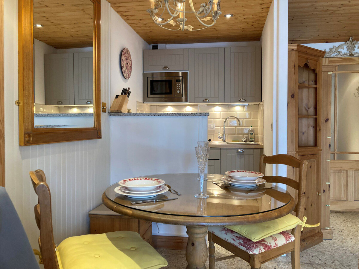 Studio 19 m² avec balcon vue station à Courchevel - Photo 4