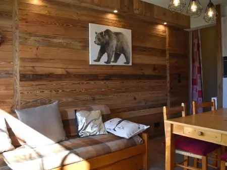 Location appartement à Font Romeu Odeillo Via, Charmant T2 Cabine Style Chalet, exposé Sud, proche centre et télécabines