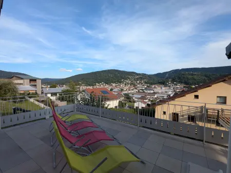 Appartement vue panoramique Gérardmer, terrasse et parking : photo 19